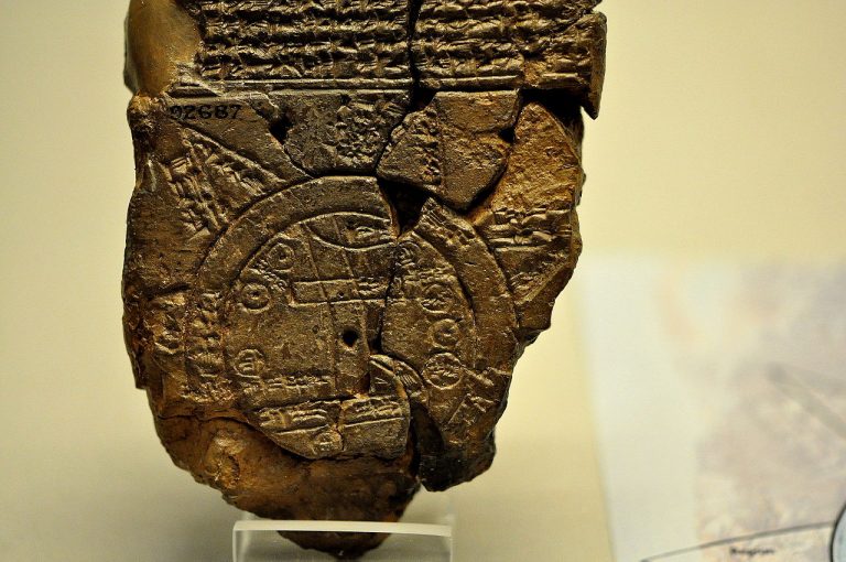The_Babylonian_map_of_the_world,_from_Sippar,_Mesopotamia